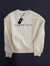 Load image into Gallery viewer, 2025 Women's Guerrilla Team Crew Sweatshirt - Butter/Charcoal