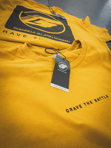 2024 Guerrilla Jiu-Jitsu Crave The Battle T-Shirt -  Antique Gold
