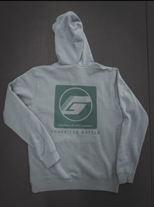 2025 Guerrilla Jiu-Jitsu Team Hoodie - Smoke/Cutty Green