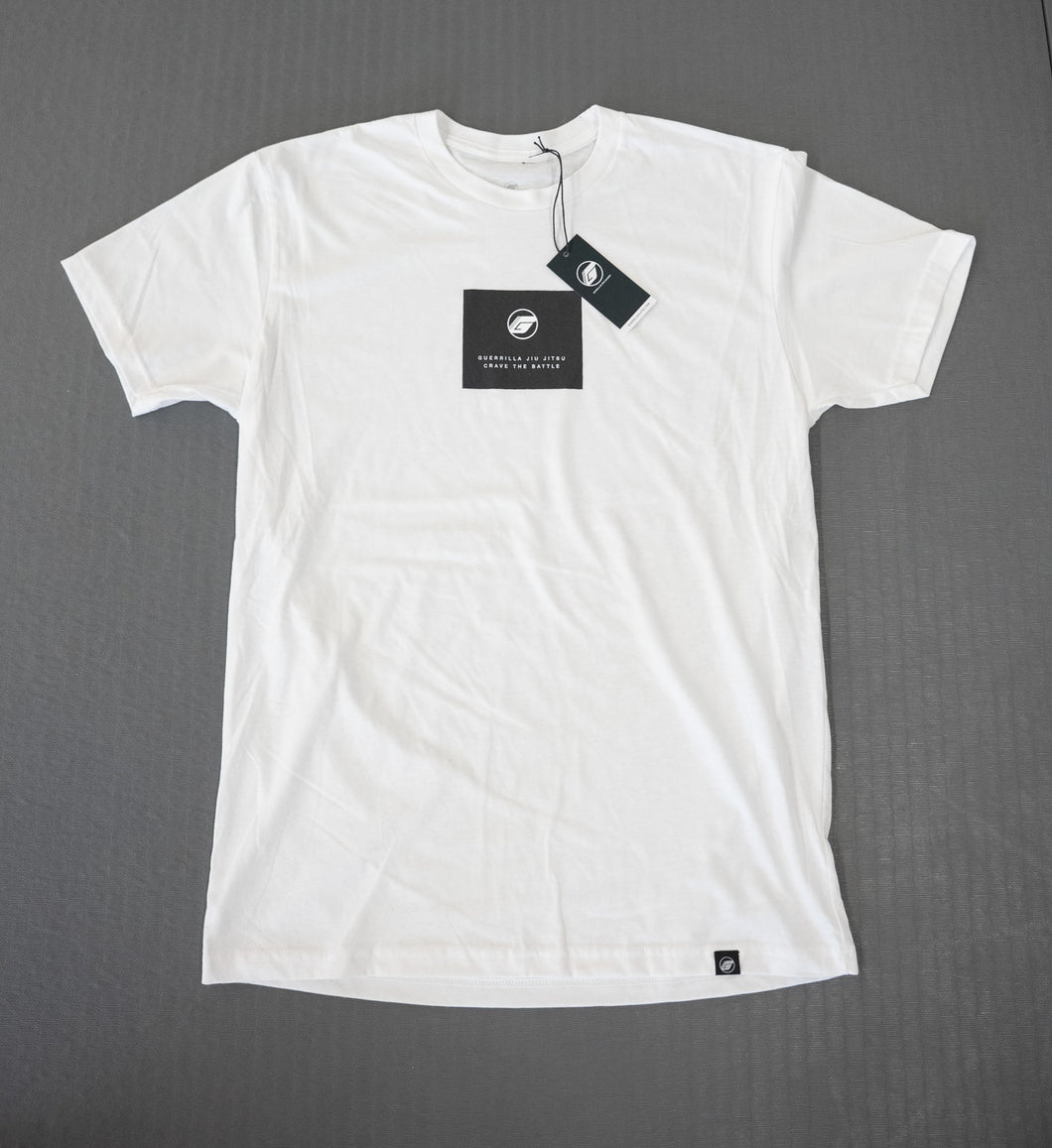 Guerrilla Jiu-Jitsu Flagship T Shirt - White