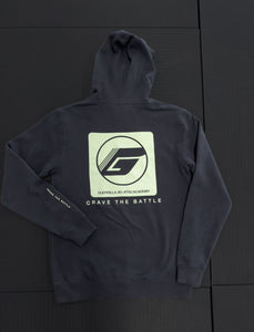 2025 Guerrilla Jiu-Jitsu Team Hoodie - Navy/Sea Mist