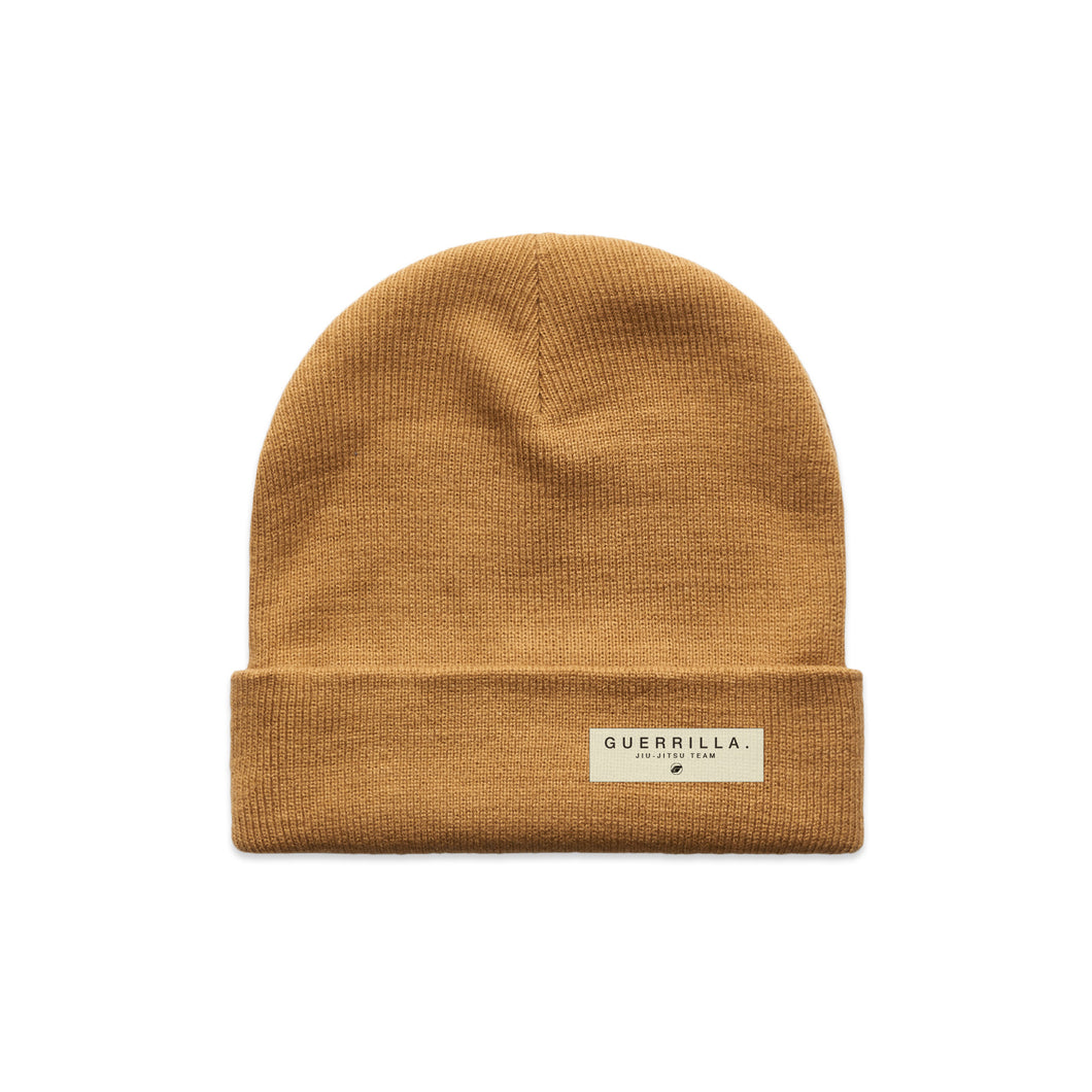 2025 Guerrilla Jiu-Jitsu Team Beanie - Camel