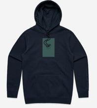 Load image into Gallery viewer, 2025 Guerrilla Jiu-Jitsu Team Hoodie - Navy/Sea Mist
