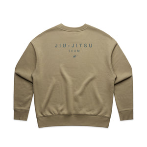 2025 Mens Guerrilla Jiu-Jitsu Team Crew - Sand/Charcoal