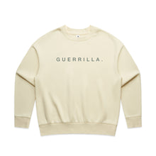 Load image into Gallery viewer, 2025 Women&#39;s Guerrilla Team Crew Sweatshirt - Butter/Charcoal
