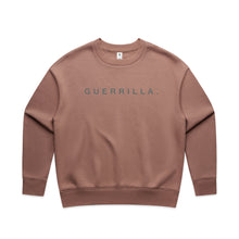 Load image into Gallery viewer, 2025 Women&#39;s Guerrilla Team Crew Sweatshirt - Hazy Pink/Charcoal
