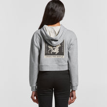 Load image into Gallery viewer, Women&#39;s Crop Alter Ego Hoodie - Heather
