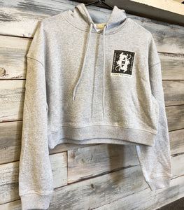 Women's Crop Alter Ego Hoodie - Heather