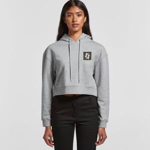 Women's Crop Alter Ego Hoodie - Heather