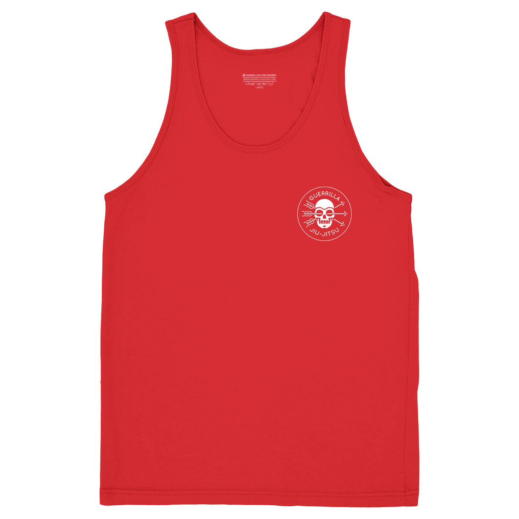 Guerrilla Jiu-Jitsu Pirate Tank Top - Red